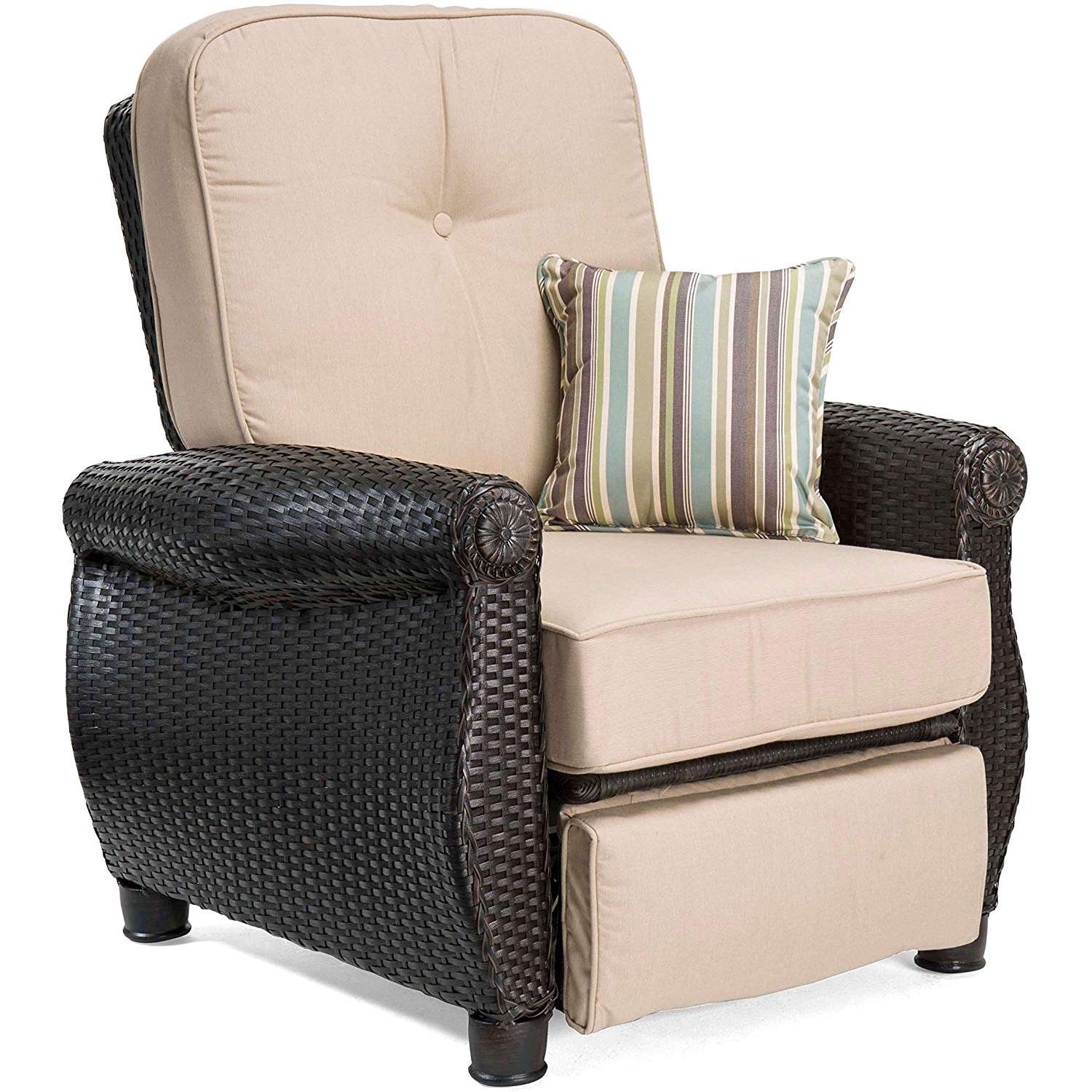 La-Z-Boy Outdoor Breckenridge Resin Wicker Patio Furniture Recliner