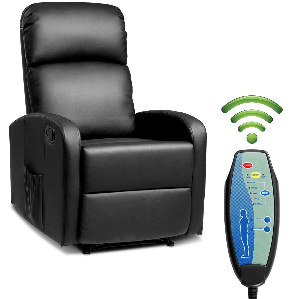 Giantex Massage Recliner Chair with Remote Control